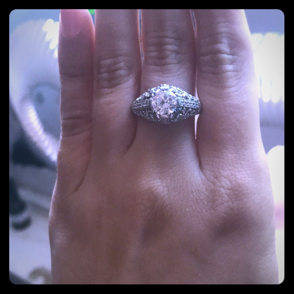 925 Sterling silver MEDA Size 7
